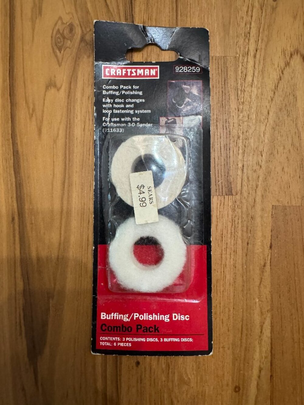 Craftsman 9-28259 Buffing/Polishing Discs for 3D sander